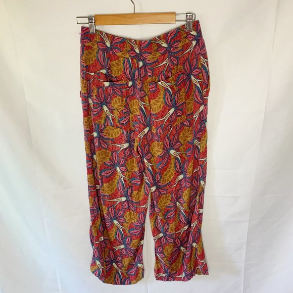 LOFT Ann Taylor Floral Print Pant Size 6 - Picture 3 of 4